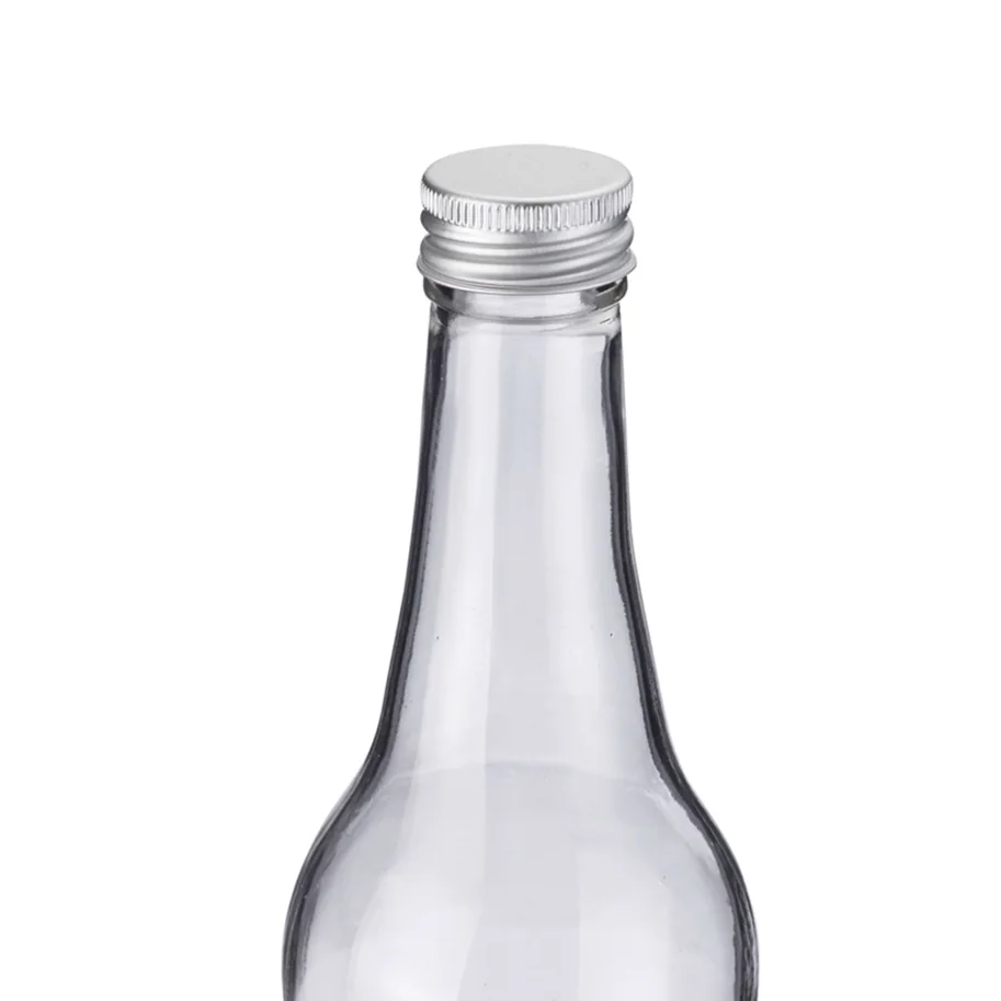 Gradhalsflasche 500ml, m. 28 mm Schraubdeckel