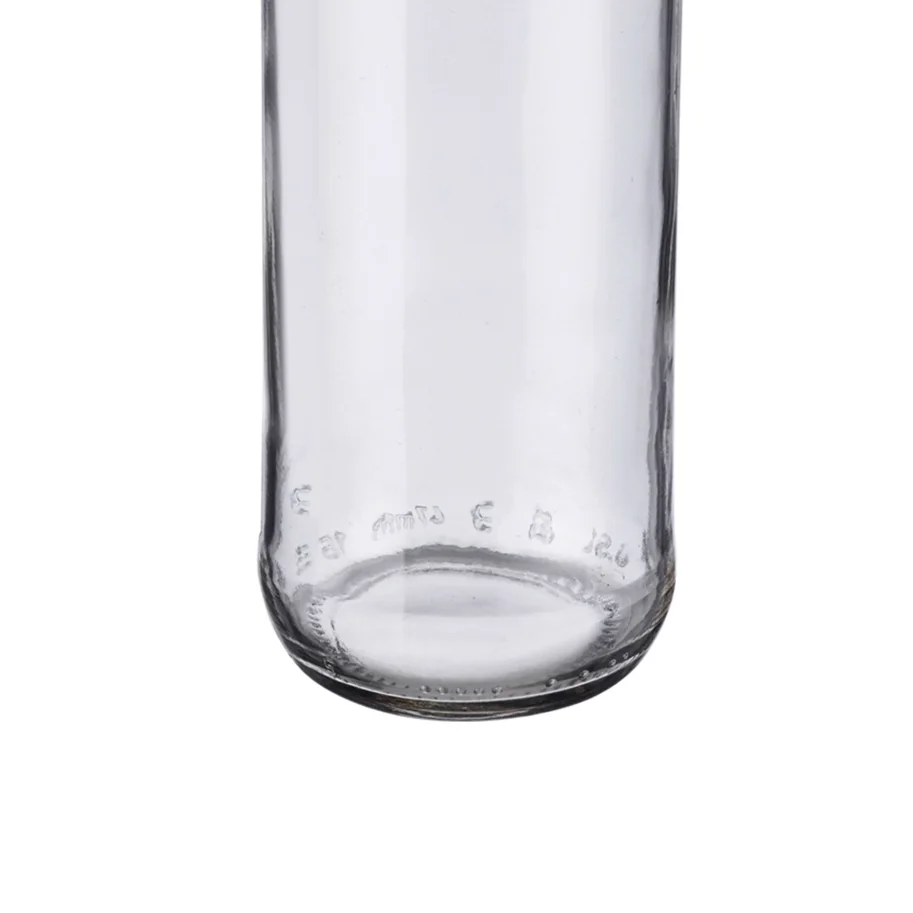 Gradhalsflasche 500ml, m. 28 mm Schraubdeckel