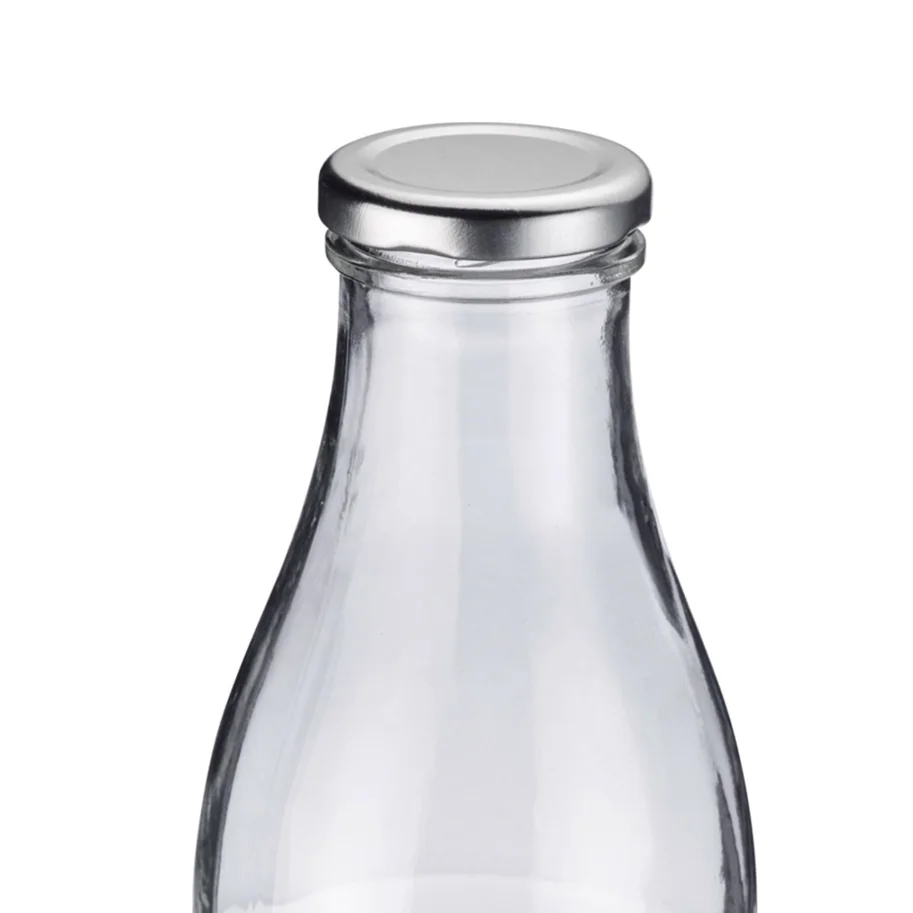 Milch- und Saftflasche 1 L, rund