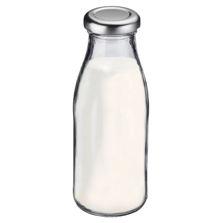 Milch- und Saftflasche 1 L, rund