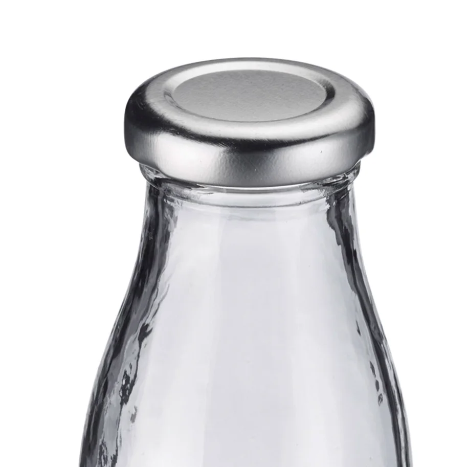 Milch-, Saft- und Smoothieflasche 250ml, rund