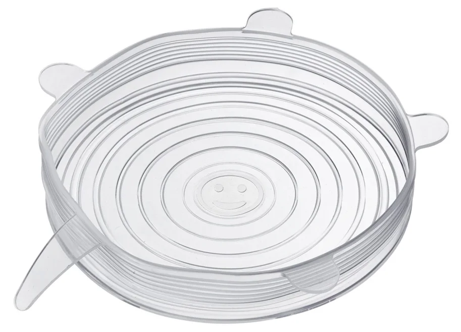 6er Set Round Frischhaltedeckel Silikon