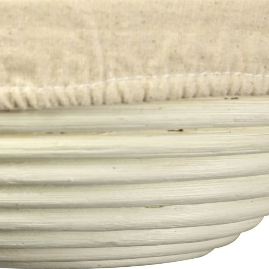 Bezug für Korb, rund gross, beige