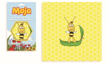 Bienenwachstuch Biene-Maja Willi 25x25cm