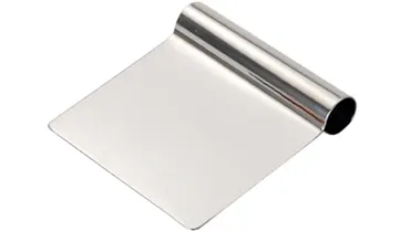 Teigspachtel gerade 12x9cm Edelstahl