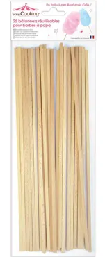 25 Sticks für Zuckerwatte