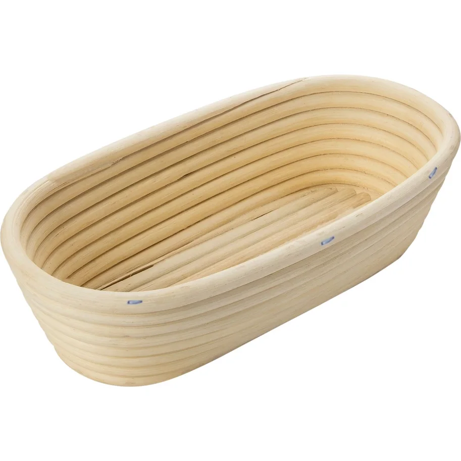 Set Gärkorb oval mit Bezug 27.5 x 14 x 7.1cm