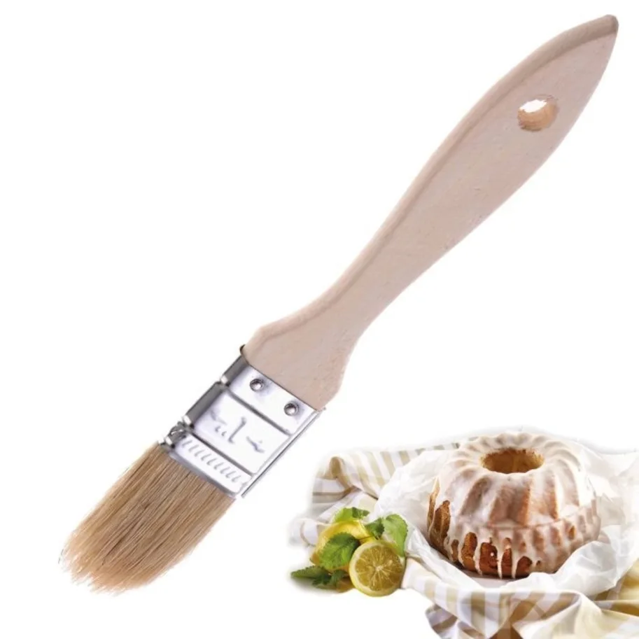 Kuchenpinsel Natur Pur, 18.5x2.6x0.9cm