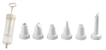 Mix- und Garniergerät mit 6 Tüllen, 22.5x6x66cm, 280 ccm