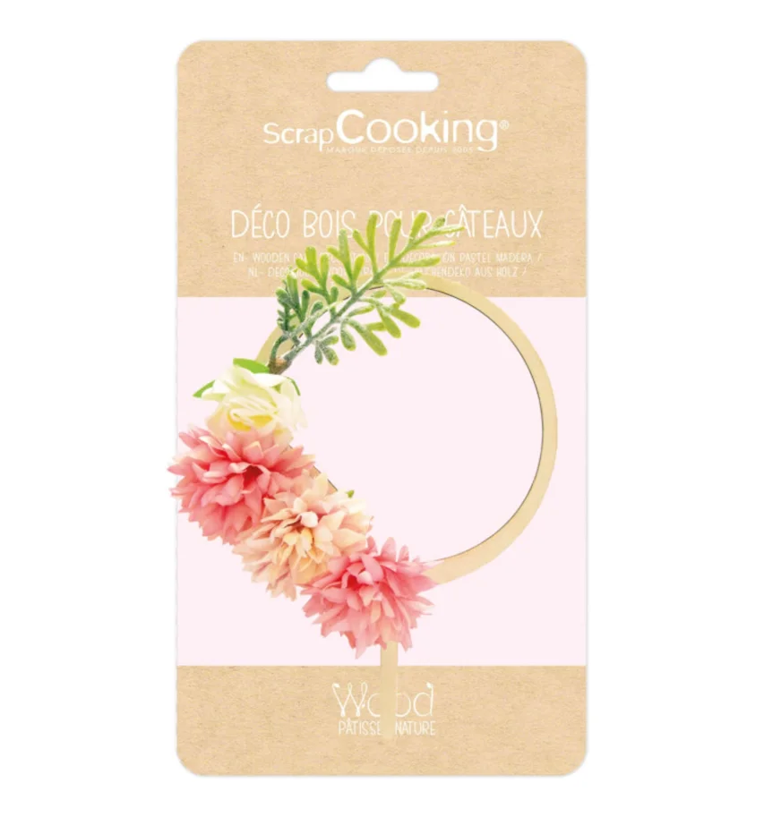 Cake Topper Boho Blumen