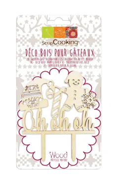 CaKe Topper aus Holz Oh oh oh