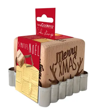 Cookie Stamp, Würfelstempel u. Ausstecher, Weihnachten