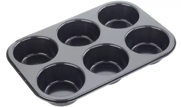 6er Backform jumbo Muffin 32x22x4cm Antihaft