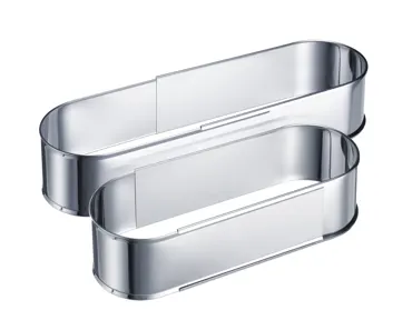 Ovale Backform, ausziehbar von 27 - 40cm, 27x9.5x7cm