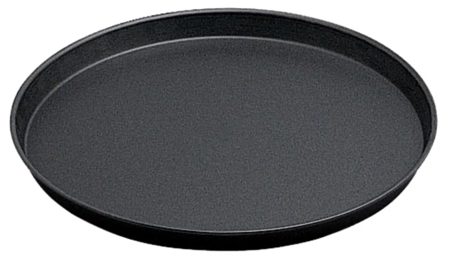 Pizzablech rund Boden Ø25.5cm, oben Ø28cm, Blaublech