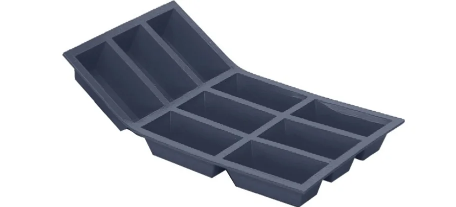 Moul Flex Backform 17.5x30cm für 9 Cakes
