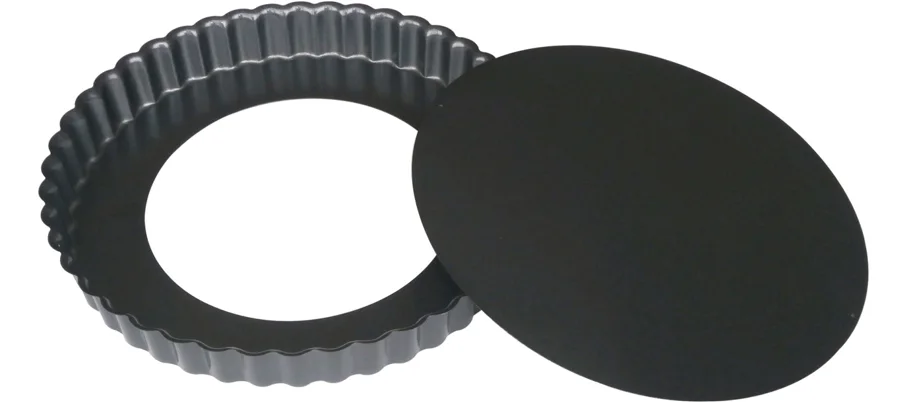 Tortenform D:24cm geriffelt Boden herausnehmbar
