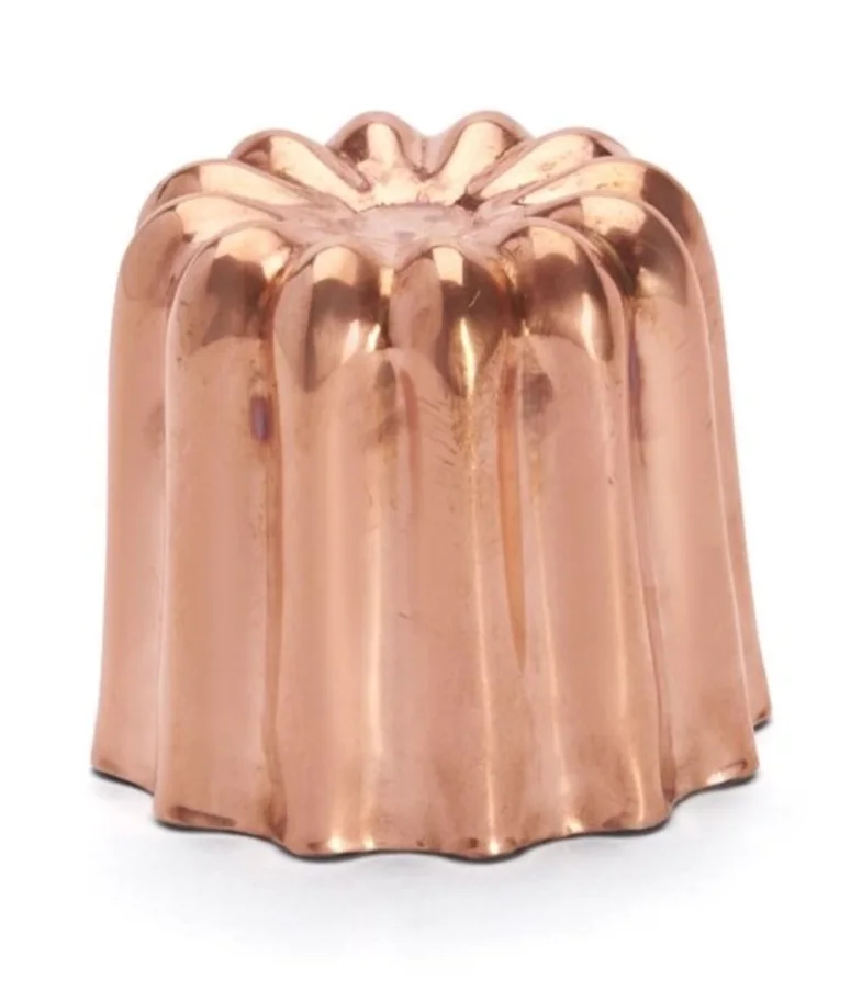 Kuchenform Cannelés Kupfer D:3.5cm H:3cm