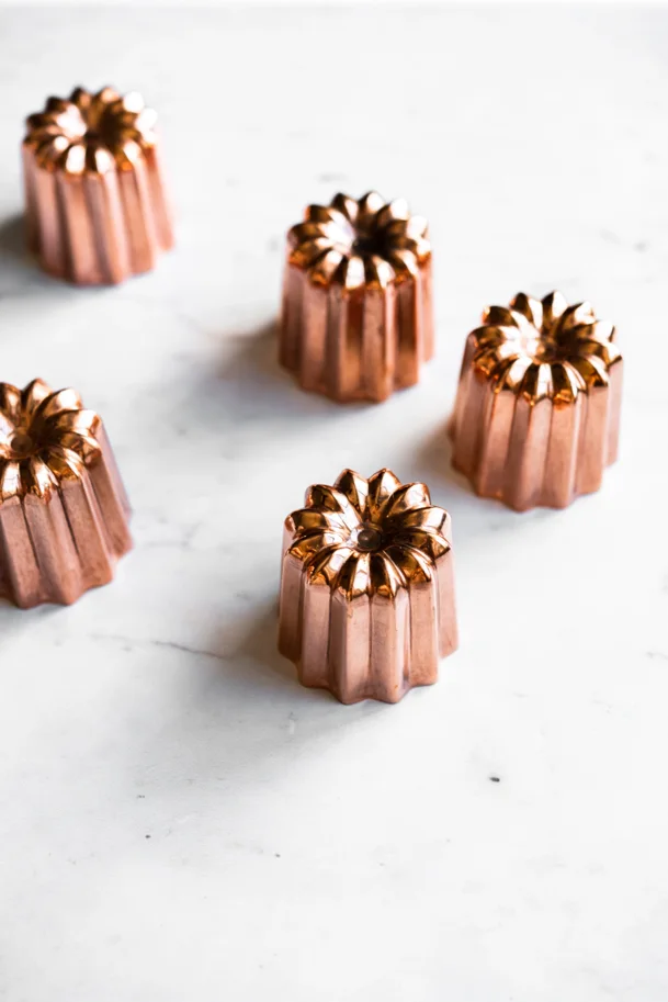 Kuchenform Cannelés Kupfer D:5.5cm H:5.5cm