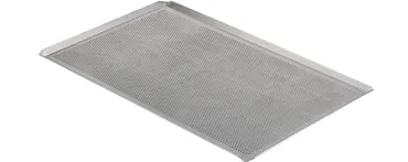 Backblech Alu perforiert 40x30cm H:1cm mit schräger Kante