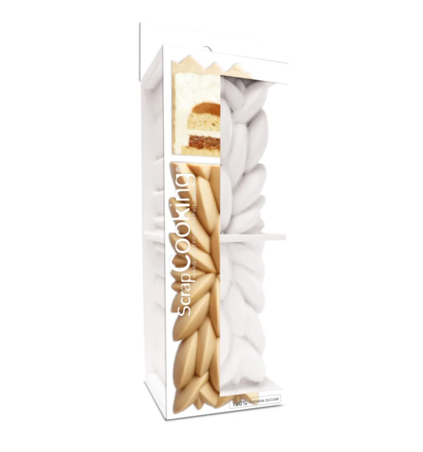 3D Silikonform Bûche L21cm