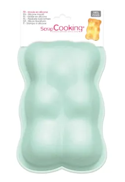 Silikonbackform Grosser Teddy Bär