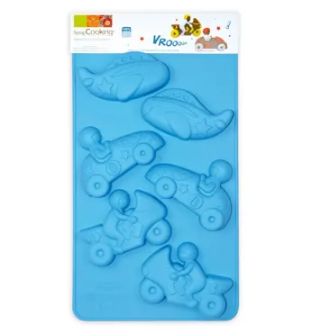 6er Silikonbackform Transport