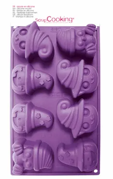 8er Silikon Backform Halloween