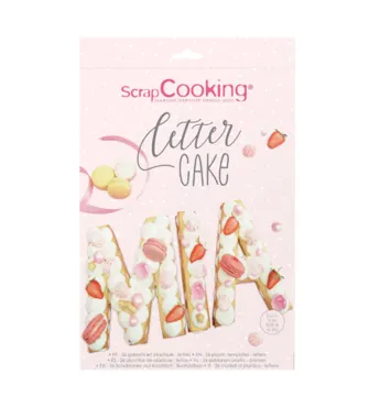 Letter Cake 26 Schablonen aus Kunststoff