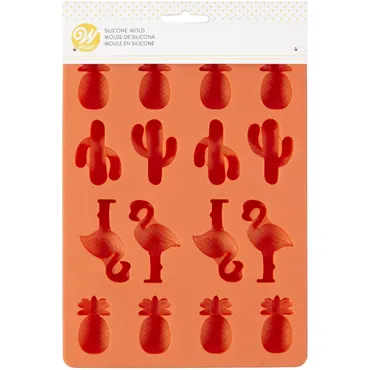 Candy Mold 16er Ananas, Flamingo, Kaktus