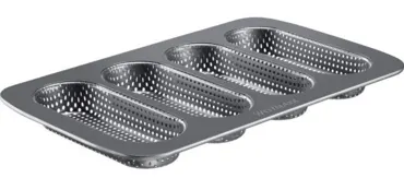 4er Baguette Backform Mini, 35.6x21.5cm