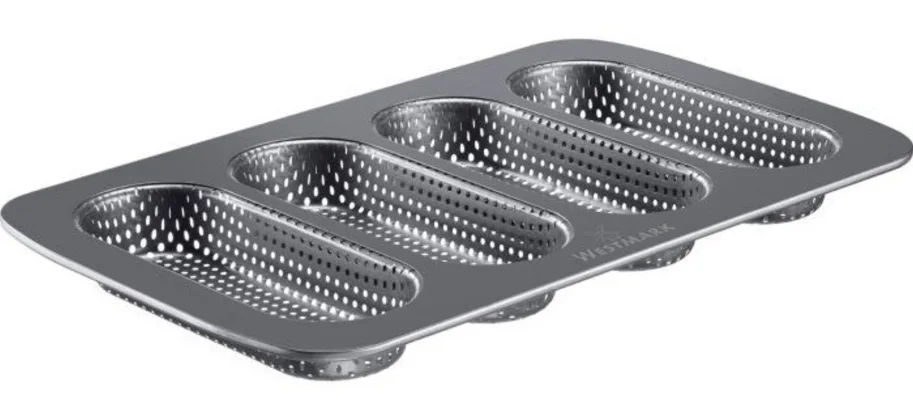 4er Baguette Backform Mini, 35.6x21.5cm