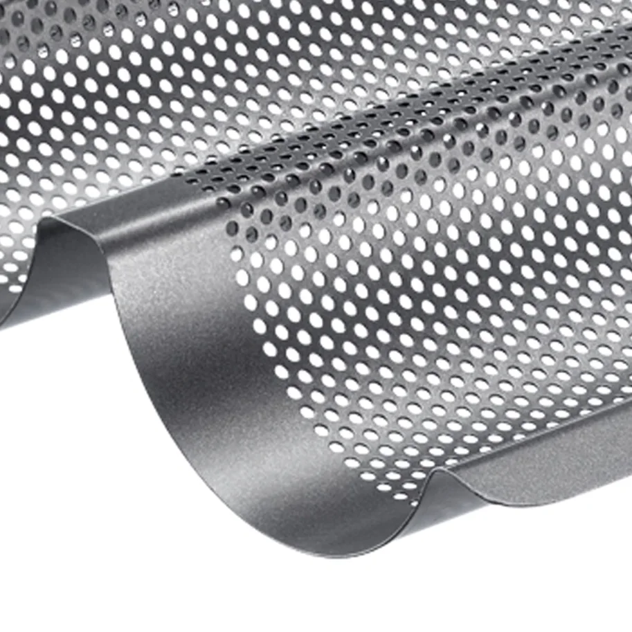 3er Baguette Backform Long, 38.5x28cm