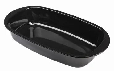 Brotbackform Emaille, L 32cm