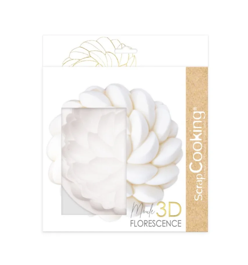 3D Silikonform Saint Honoré Blüte D18cm