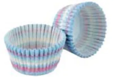 32 Stk. Cupcake Formen Icing blau