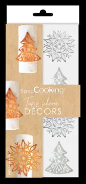 Backform für Kuchentopper Weihnachten gemischt