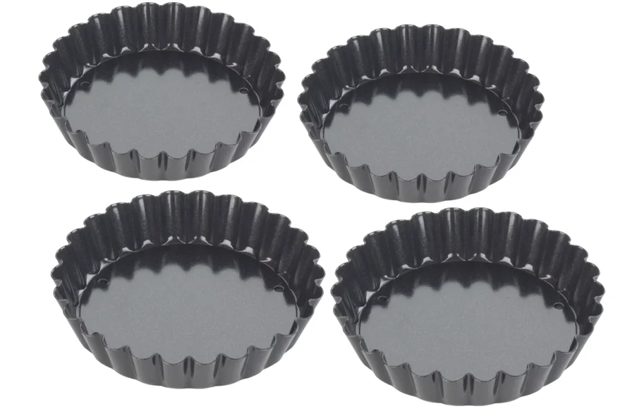 4er Set Wähenform D10cm H2cm Antihaft