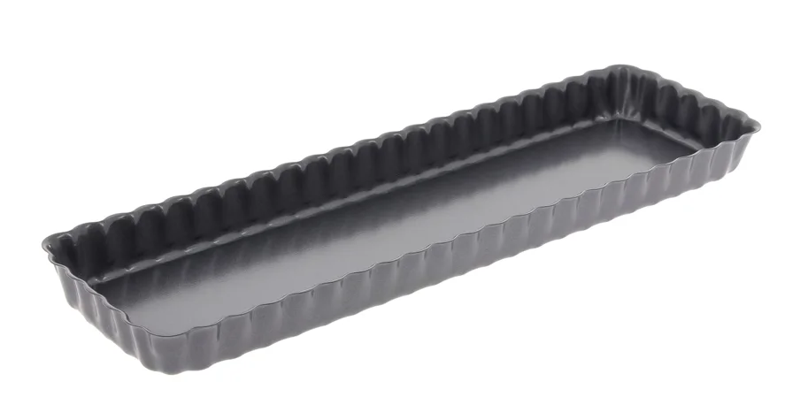 Kuchenform 20x8cm H:2.7cm geriffeL Boden herausnehmbar