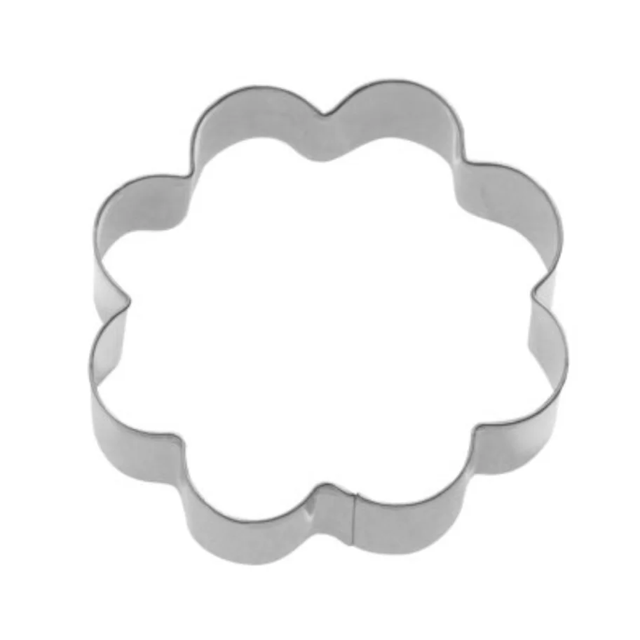 3 Stk. Terrassen-Ausstechformen Rosette, 4,5,6cm
