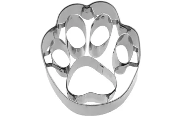 Ausstechform Hundepfote 2D, 6cm