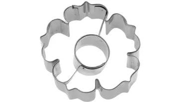 Ausstechform Rosette m. Innenkreis 2D, 5.5cm