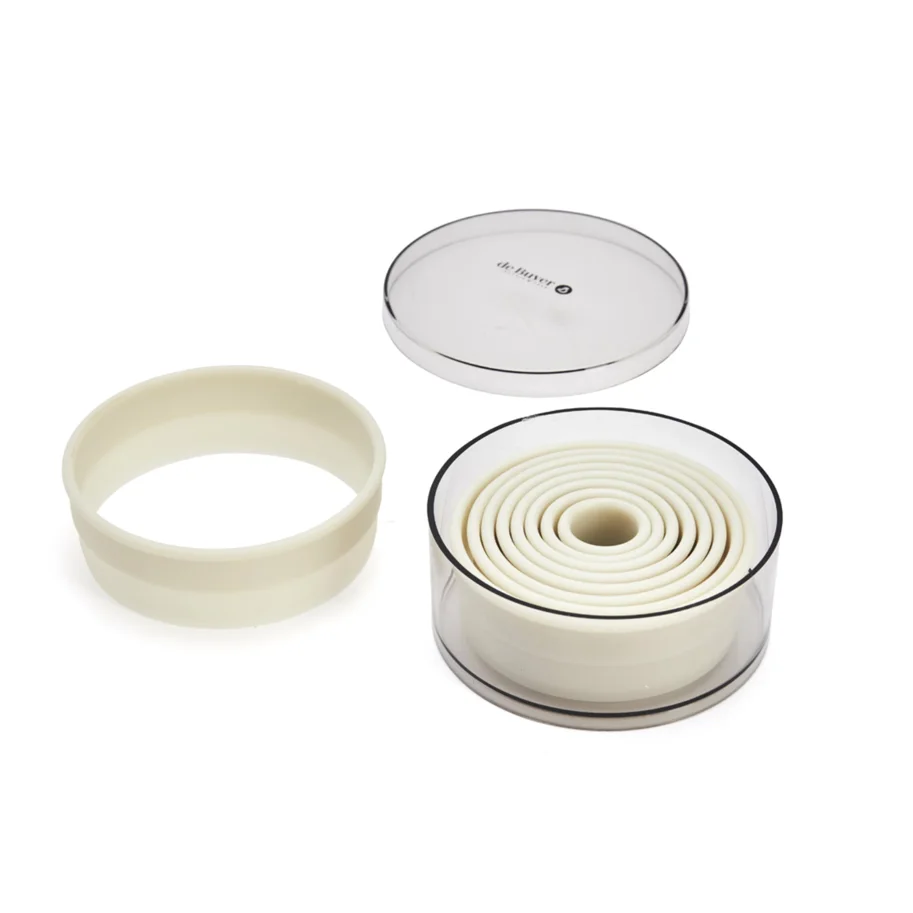 Ausstechersatz Rund glatt 9tlg. D:2-10cm H:5cm