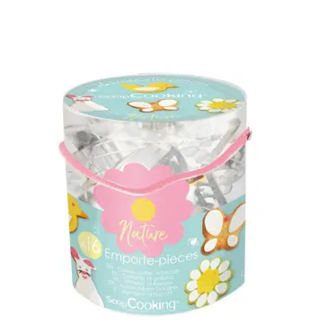 16-tlg. Set Ausstecher Nature