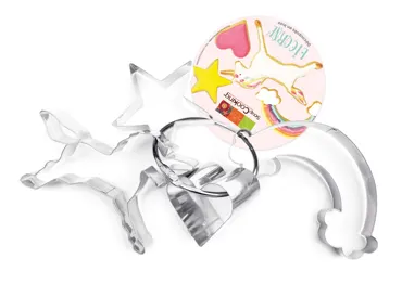 4-tlg. Set Ausstecher Einhorn