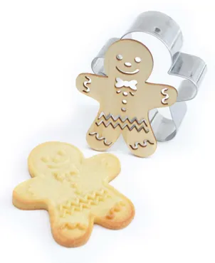 Ausstechform u. Holzpräger Lebkuchenmann