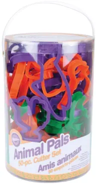 Ausstechformen in Box, Tiere, 50 Stück (ca. 9x9cm)