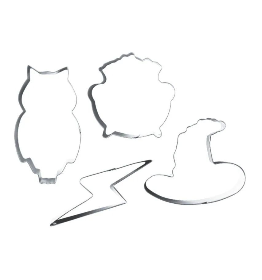 4-tlg. Set Ausstechformen Zauberei
