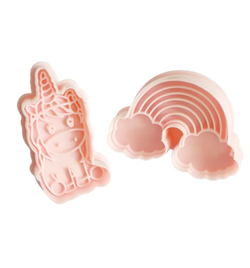 2er Set Ausstechformen Einhorn