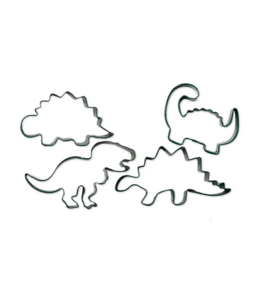 4er Set Ausstechformen Dino